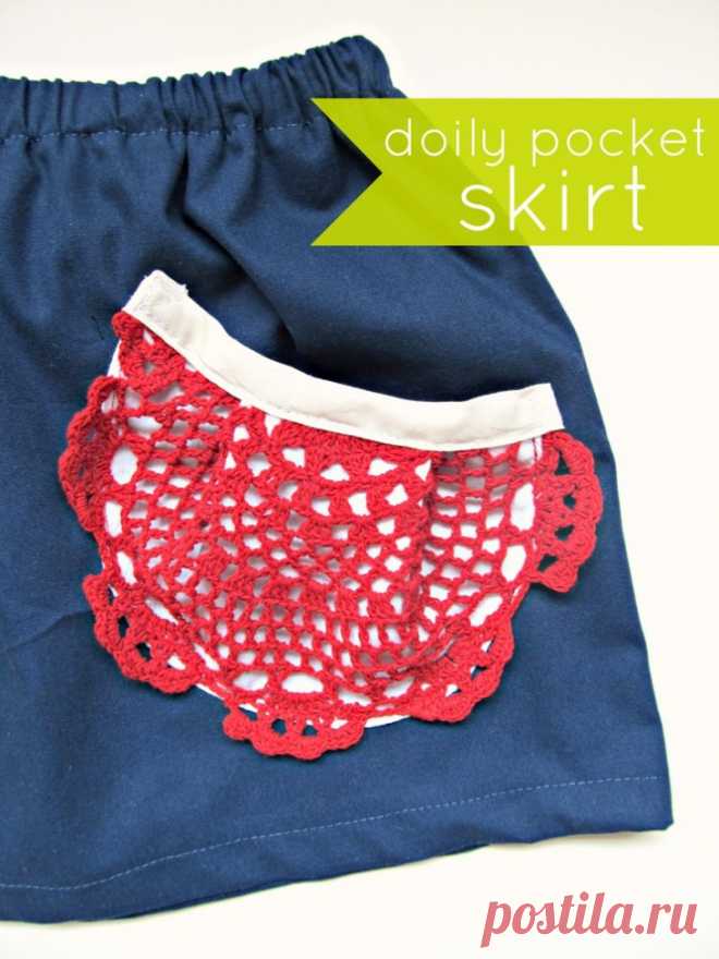 Кармашек из салфетки