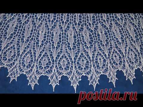 Шаль Ангел Хранитель. Дизайнер Анна Данилова. Схема 5. Закрытие петель. Блокировка