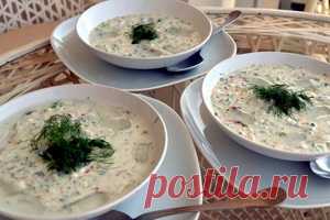Окрошка на минералке и кефире - рецепт окрошки на минеральной воде
