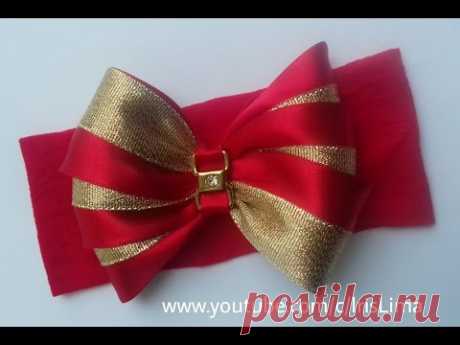Como Fazer Laço de Cetim Laço Mil Faces Dupla Face II - TUTORIAL /DIY/ PAP
