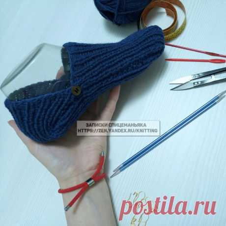 В два счета следки и носки из &quot;шарфа&quot;, двумя спицами! | Записки Спицеманьяка | Яндекс Дзен