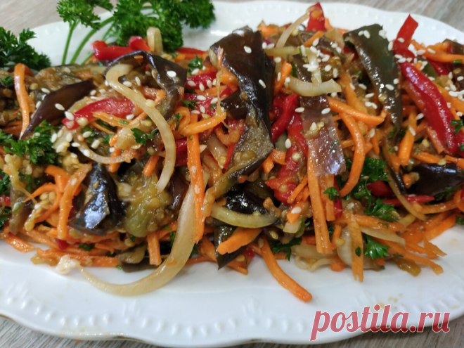 Как приготовить закуску из баклажан 
