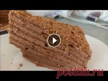 Супер заварной шоколадный  желейный крем для тортов! 2 яйца,100гр сахара,если любите послаще добавьте 180гр, мука 4ст.л, 2ст.л какао.крахмал 2ст.л.,молоко 800мл, сливочное масло 80 гр.ванилин по желанью....