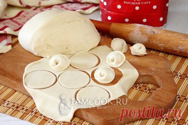 Тесто пельменное в хлебопечке, рецепт с фото