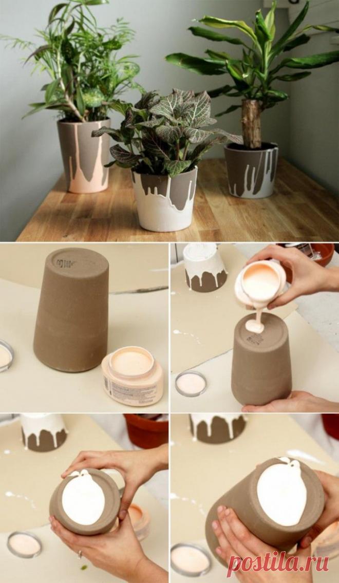 15 простых идей, чтобы преобразить цветочный горшок