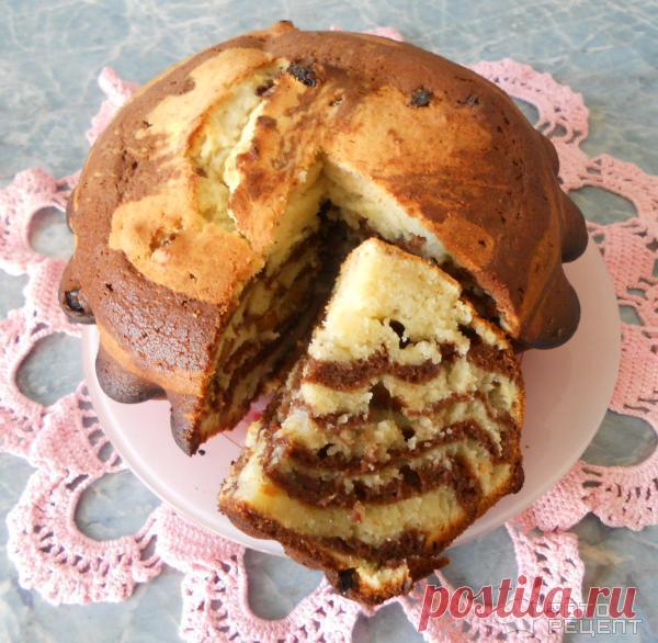 Вкусный, творожный кекс «Полосатый» - umn1chka.ru Это кекс не только очень вкусный, но и очень красивый в разрезе....