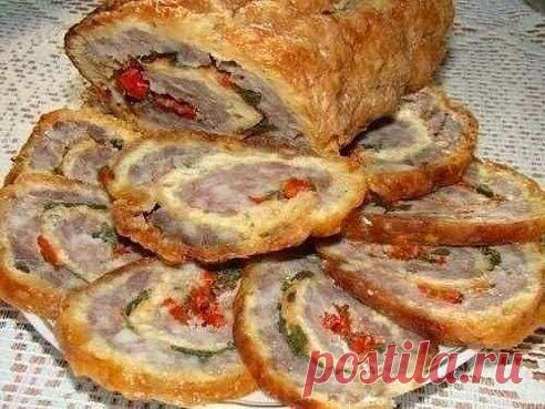 Рулет из сыра с мясным фаршем.Безумно вкуснo!! Быстро, легко и ОЧЕНЬ вкусно! Рецепт совсем простой. !! Более подробно о рецепте можете узнать в e: шеф-повар Одноклассники, по ссылке fastppc.net/de0f9 Рекомендуем посмотреть!!! Приятного аппетитa

Дорогие кулинары! Чтобы не потерять рецепт, жмите "Класс!", а потом "поделиться". Рецепт будет на вашей стене В Одноклассники. Всё ОК!