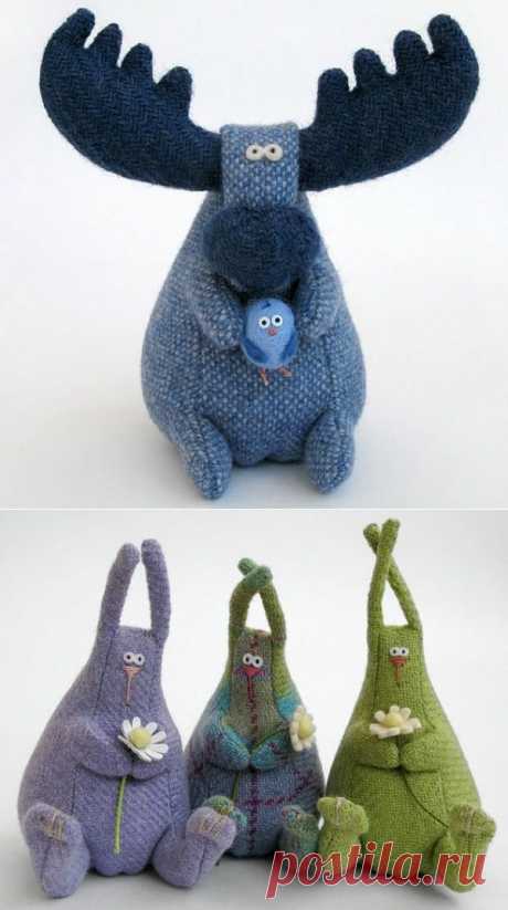 Анна Удалова и Ольга Хлебникова - необычные текстильные игрушки