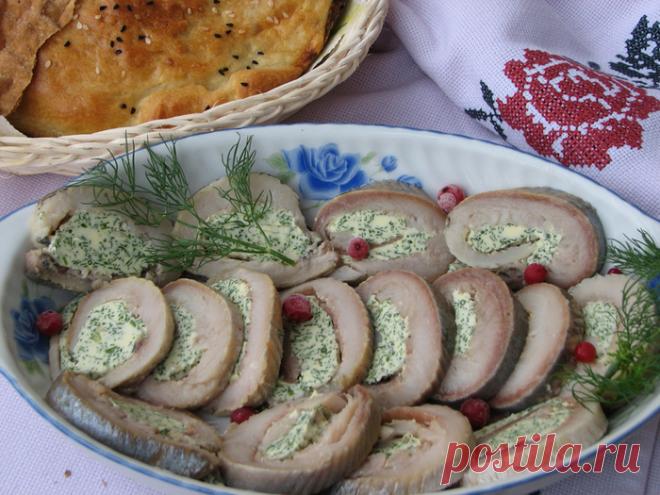 Рулеты из сельди