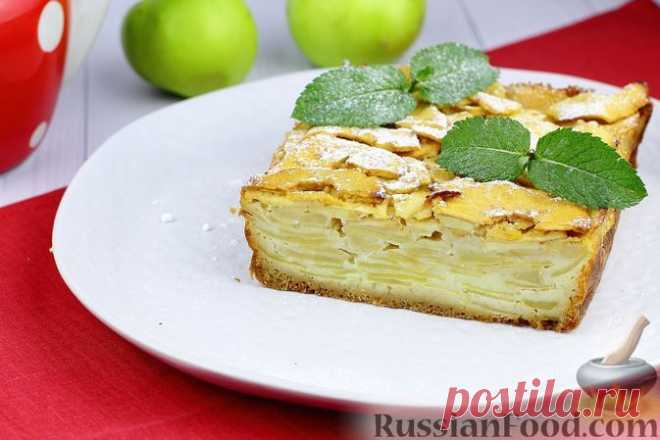 Рецепт: Французский яблочный пирог 