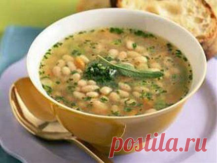 Суп с фасолью в мультиварке
