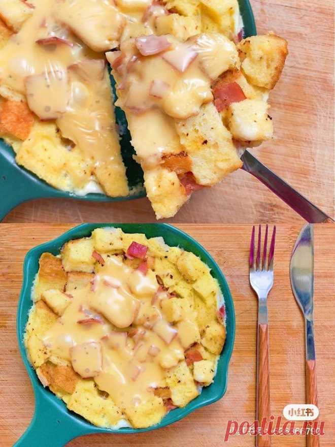 【Храна】 Споделяне на рецепти | Пица с яйчен тост