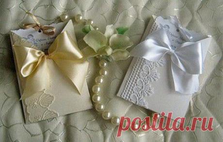 Как удивить гостей: приглашения на свадьбу своими руками