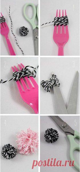 мини помпоны