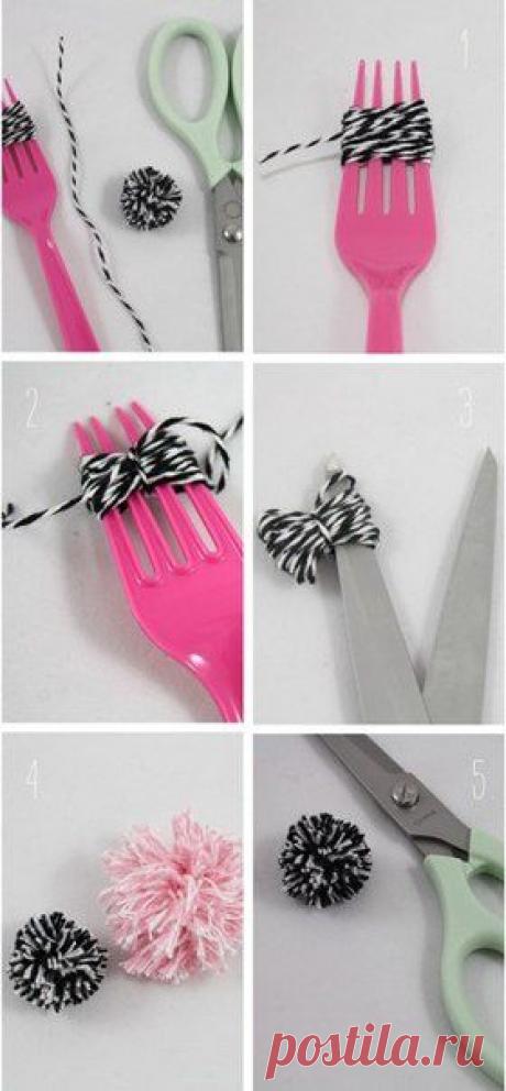 мини помпоны