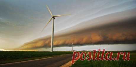 Массивный  shelf cloud 17 июня 2013  года,  центр / Социальная погода