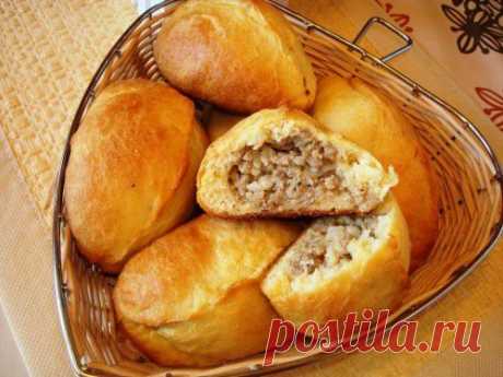Рецепт вкусных пирожков с рисом и мясом / Простые рецепты