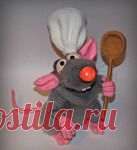 Крысёнок Реми крючком.