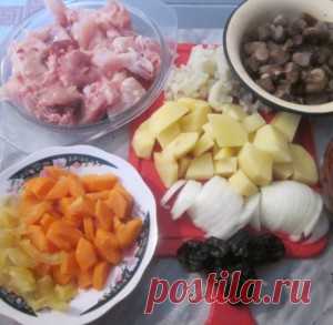 Курица в горшочке