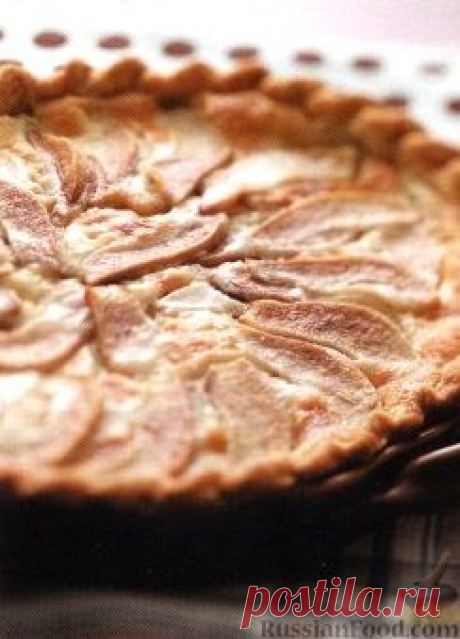 Рецепт: Пирог из песочного теста с грушами на RussianFood.com
