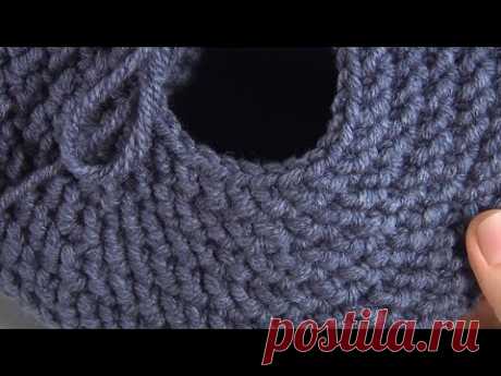 Практично и супер стильно!!!! Как связать красивую шапку крючком/Бесплатный СХЕМА ВЯЗАНИЯ ШАПКИ