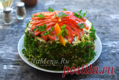 Торт из куриной печени, рецепт с фото очень вкусный