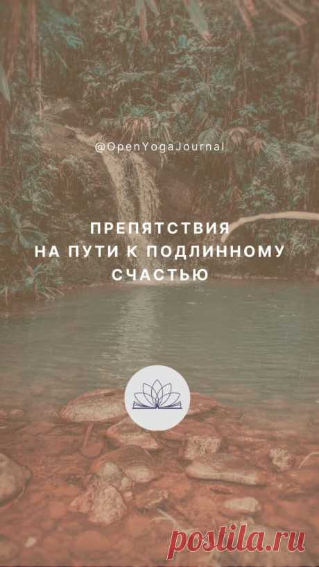 В своём стремлении быть счастливым мы преследуем определённые цели. Однако как часто они оказываются ложными, а счастье от их достижения недолговечным. Как учит йога, настоящее, непреходящее и абсолютное счастье — это наше естественное состояние, и находится оно только внутри нас.