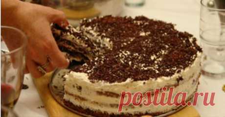 Быстрый и вкусный тортик на кефире «Наташа»