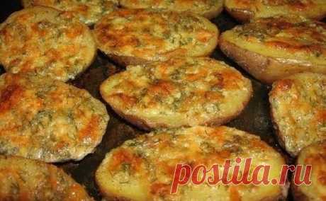 Картошка с чесночным маслом - объедение! - У нас так