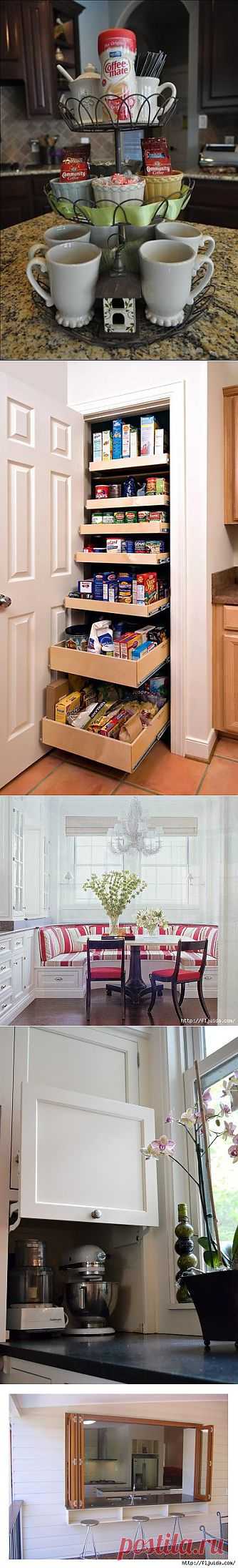 65 удобных приспособлений и дизайнерских обустройств для кухни