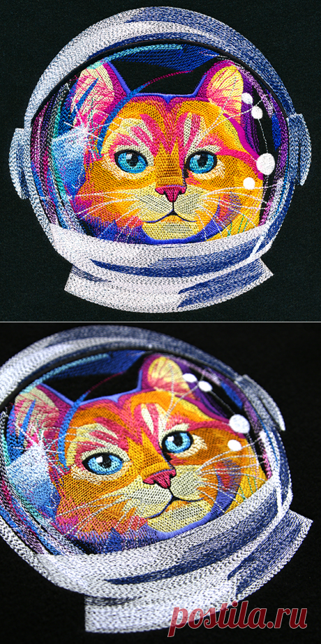 Catronaut | Urban Threads: Unique and Awesome Embroidery Designs