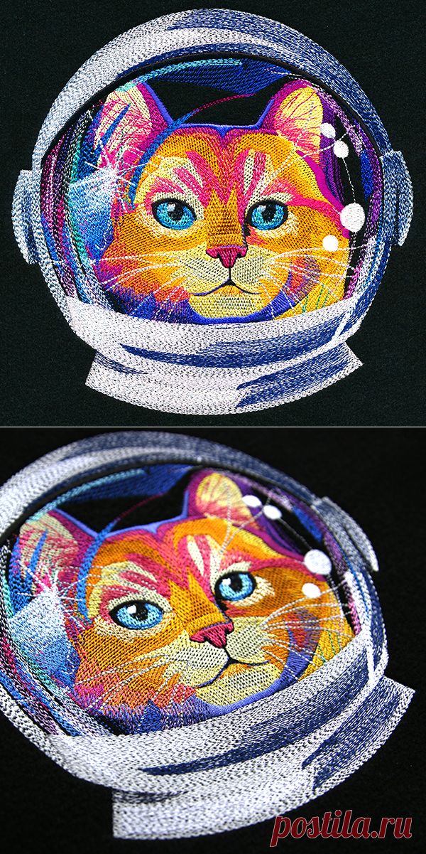 Catronaut | Urban Threads: Unique and Awesome Embroidery Designs