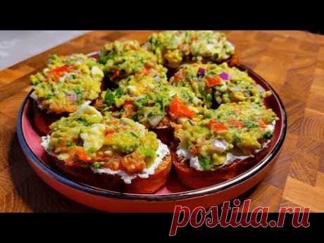 Невероятно вкусные тосты с авокадо! Быстро, вкусно и полезно! Супер завтрак! Вы будете в восторге!