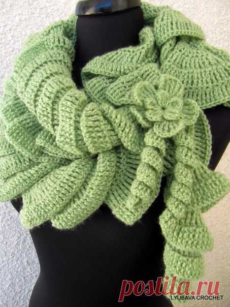 Спиральный чудо-шарф
