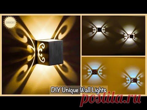 Уникальный декор стен с подсветкой| gadac diy| wall decoration ideas| wall hanging craft ideas| diy craft