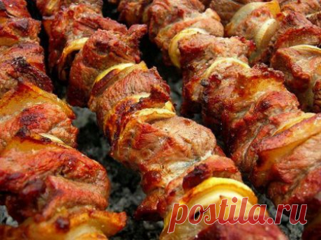 Фантастически мягкое мясо на шашлыки за полчаса » Рецептико