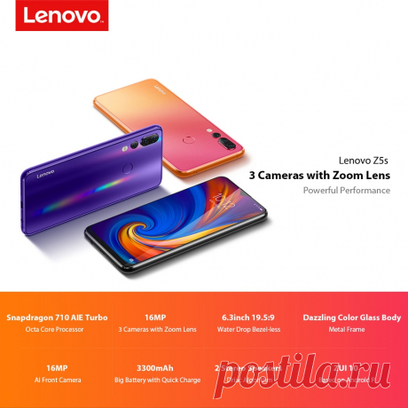Смартфон Lenovo с 5,5 дюймовым дисплеем, восьмиядерным процессором Z5S, ОЗУ 6 ГБ, ПЗУ 64 ГБ, 2340*1080|Мобильные телефоны| | - AliExpress