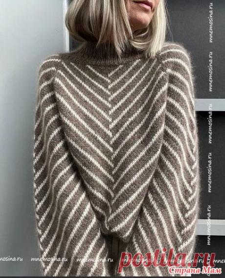 Джемпера из двух цветов пряжи - 5 - Вязание - Страна Мам