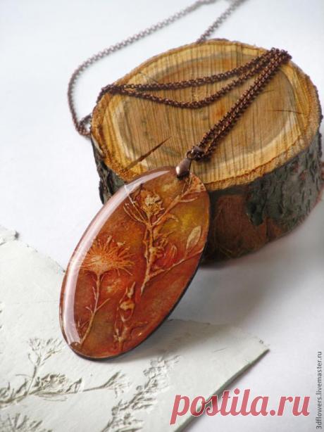 Оттиски растений и создание украшений с ними - Все о полимерной глине