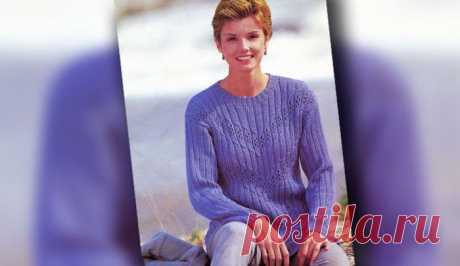 Нежный пуловер  | Loveknitting.ru