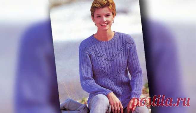 Нежный пуловер  | Loveknitting.ru