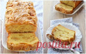 Яблочный пирог без яиц и масла