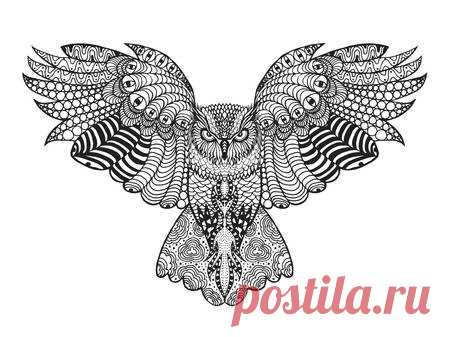Birds. Black white hand drawn doodle. Ethnic patterned vector illustration. African, indian, totem, tribal, design. Sketch for avatar, adult antistress coloring page, tattoo, poster, print, t-shirt 123RF - Миллионы стоковых фото, векторов, видео и музыки для Ваших проектов.