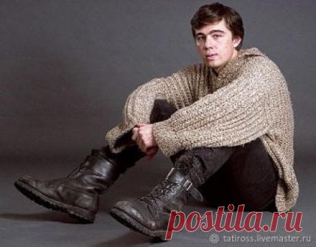 Вяжем свитер, как у Сергея Бодрова – Ярмарка Мастеров