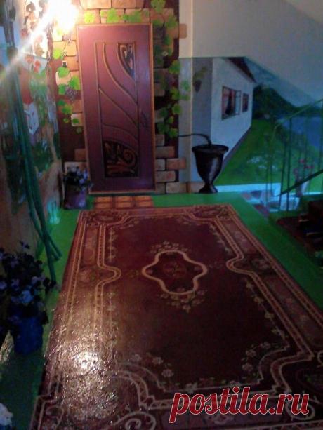 Наш этаж немного раскрасил для красоты!