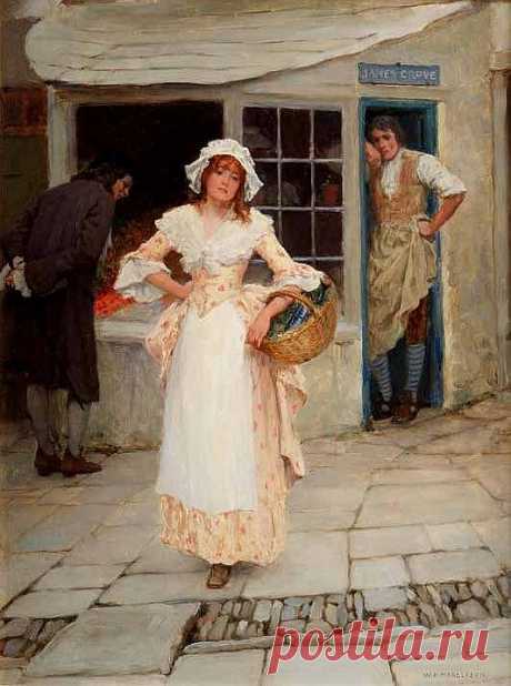 Barbara Allen.William Henry Margetson - Художник Уильям Генри Маргетсон(1861-1940)