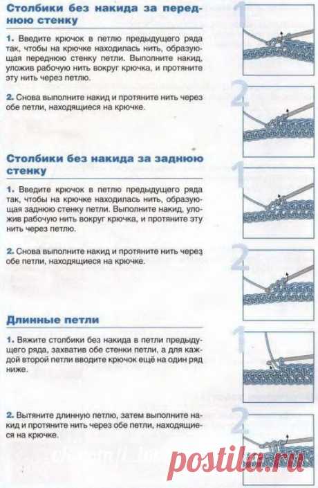 Шпаргалка для новичка по вязанию крючком (Уроки и МК по ВЯЗАНИЮ) | Журнал Вдохновение Рукодельницы
