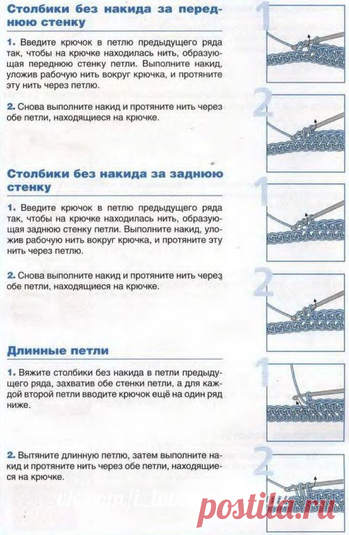 Шпаргалка для новичка по вязанию крючком (Уроки и МК по ВЯЗАНИЮ) | Журнал Вдохновение Рукодельницы