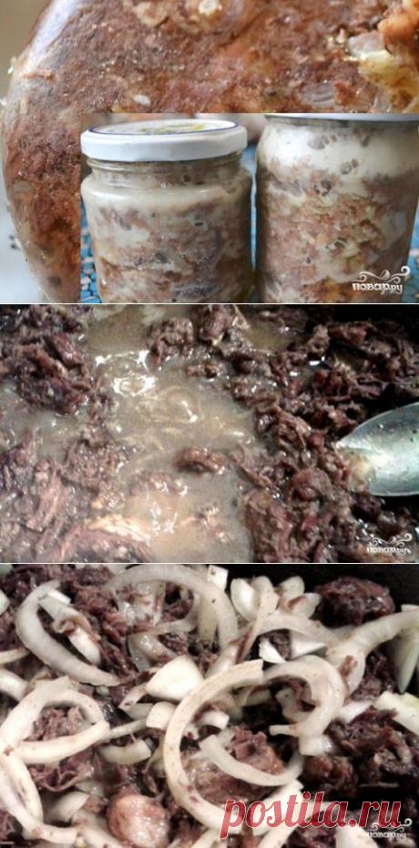 Тушенка из баранины