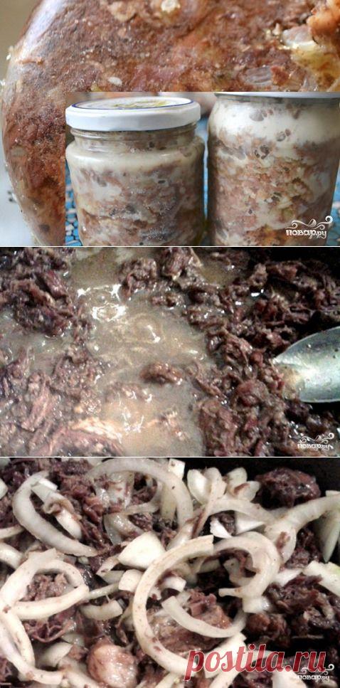 Тушенка из баранины